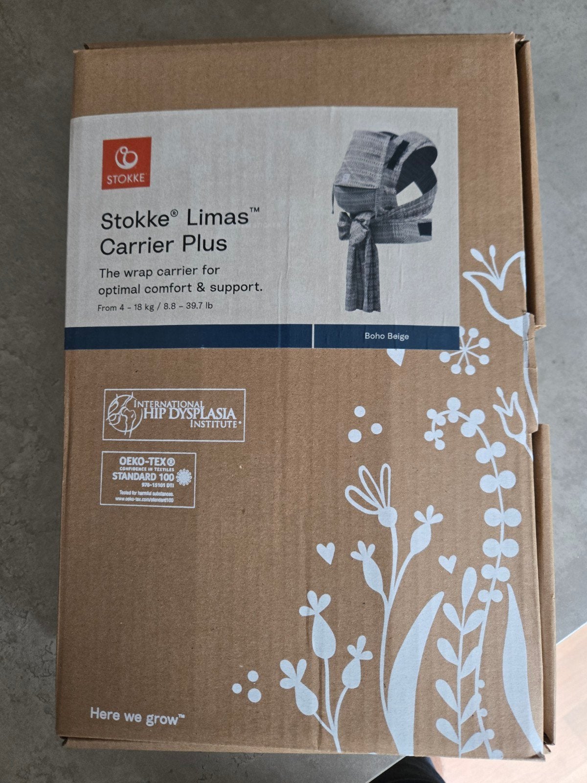 Stokke draagzak, Ophalen, Nieuw