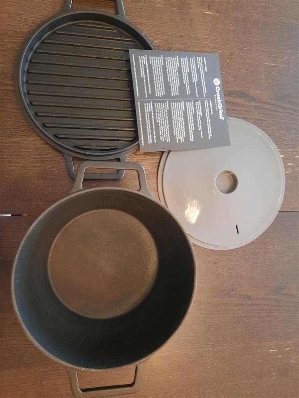 Gietijzeren pan (Dutch oven), Ophalen, Zo goed als nieuw, Geschikt voor barbecue, Overige merken