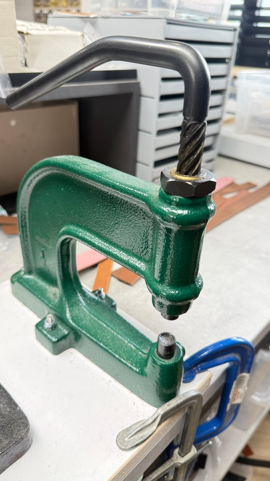 Professionele spindelmachine voor perfecte leerbewerking!, Ophalen of Verzenden, Gebruikt