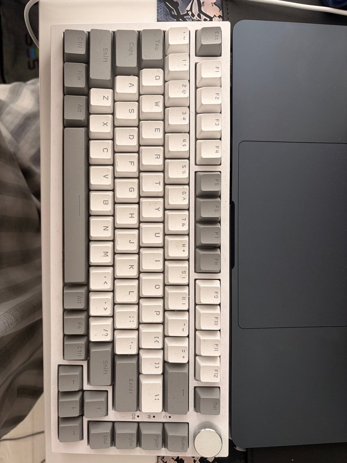 AJAZZ Mechanisch Toetsenbord - QWERTY, Draadloos, Computers en Software, Draadloze ontvanger, Ophalen of Verzenden, Zo goed als nieuw