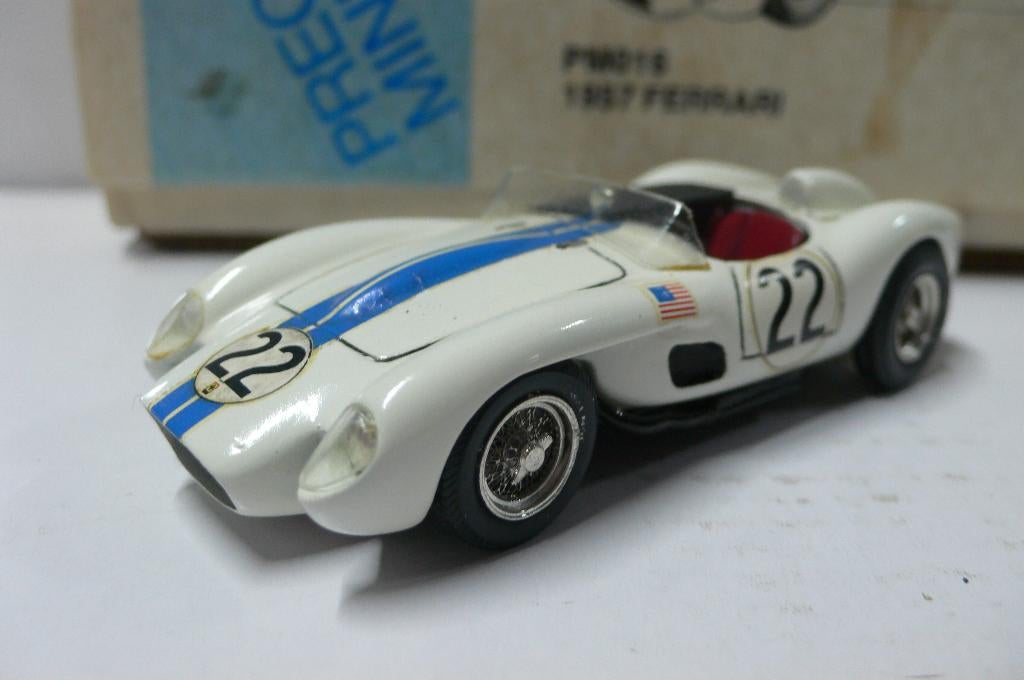 ferrari 250 testa rossa-precision miniatures usa-metaal 1/43, Verzenden, Zo goed als nieuw, Auto, Overige merken