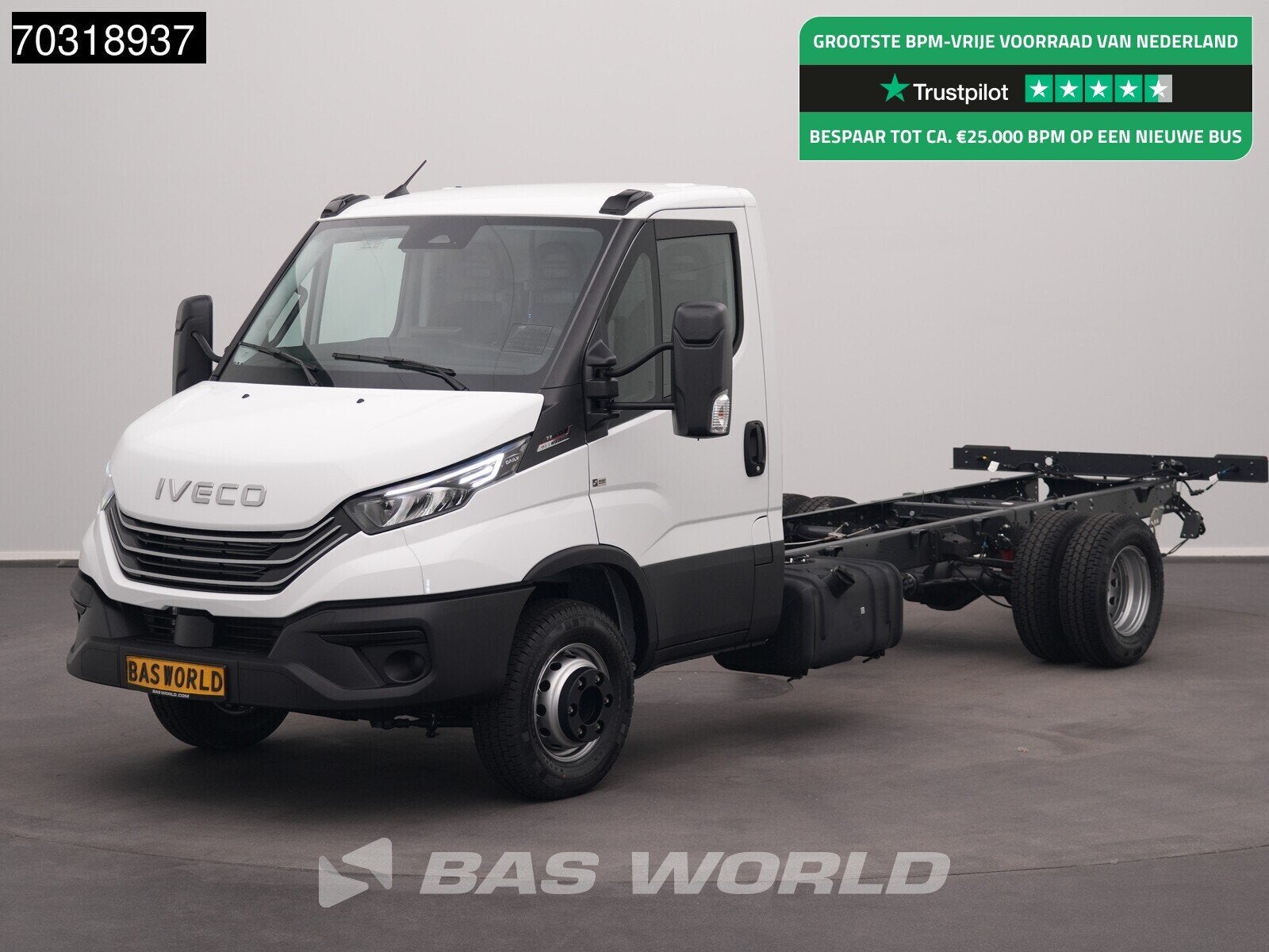 Iveco Daily 72C21 Automaat 4100wb Luchtvering CarPlay ACC LE, Automaat, Stof, Euro 6, 4 cilinders