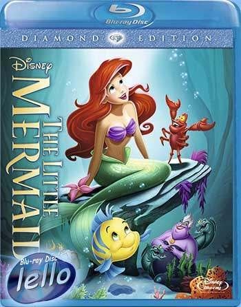 Blu-ray Disney The Little Mermaid (Kleine Zeemeermin) UKDENN, Cd's en Dvd's, Ophalen of Verzenden, Zo goed als nieuw, Tekenfilms en Animatie