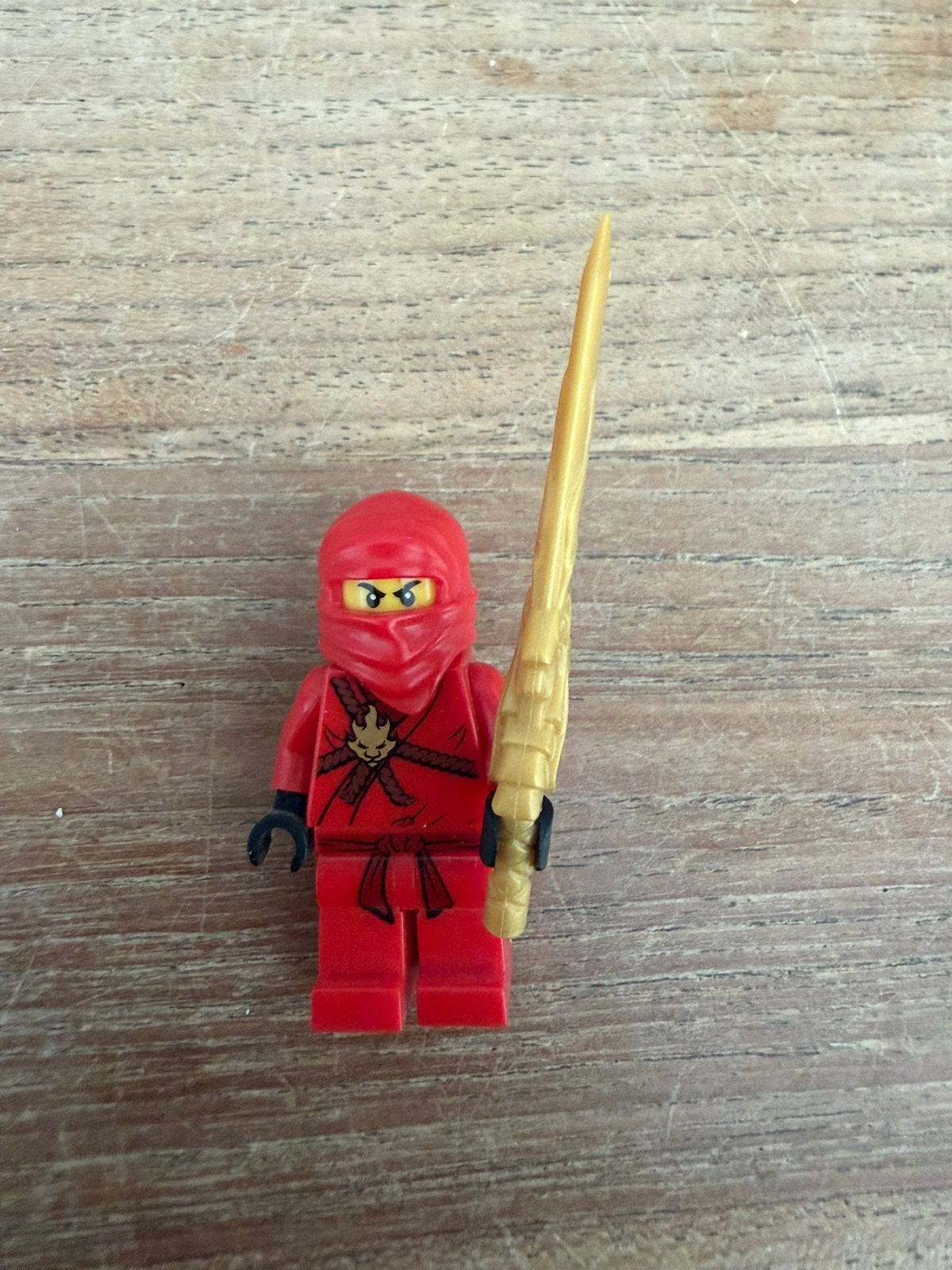 LEGO Ninjago Kai The Golden Weapons njo0007 Compleet, Lego, Ophalen of Verzenden, Zo goed als nieuw, Minifiguur