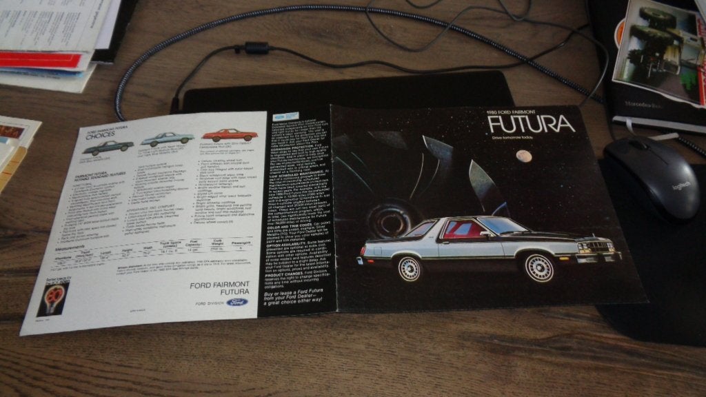 USA Folder  FORD  FAIRMONT  FUTURA   1980, Verzenden, Zo goed als nieuw, Ford