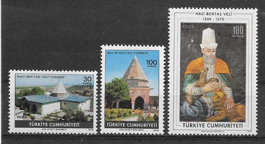 Turkije 1970  Haci Bektas, Verzenden, Overige landen, Postfris