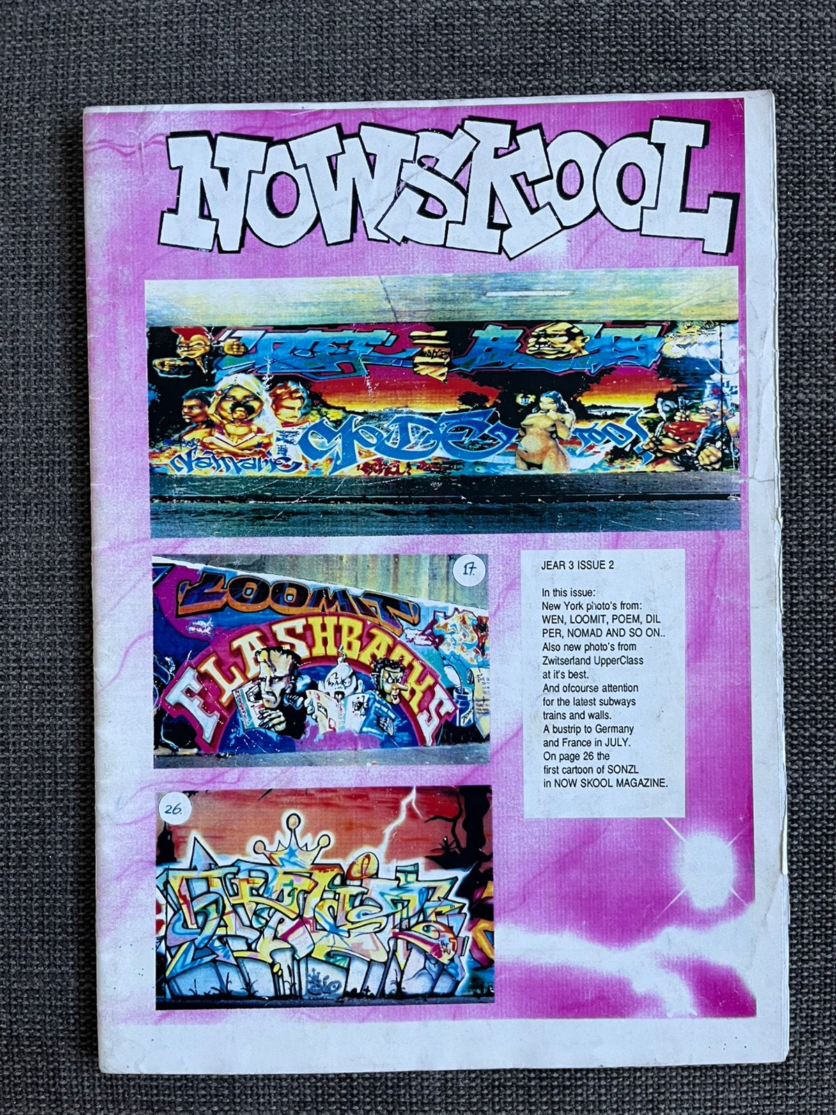 Now skool graffiti magazine, Ophalen of Verzenden, Gelezen, Overige typen