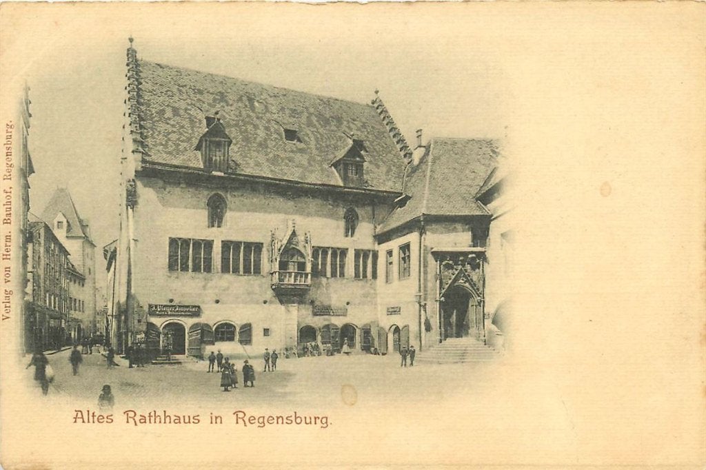379-012-027 Regensburg Altes Rathhaus, Verzenden, Voor 1920, Duitsland