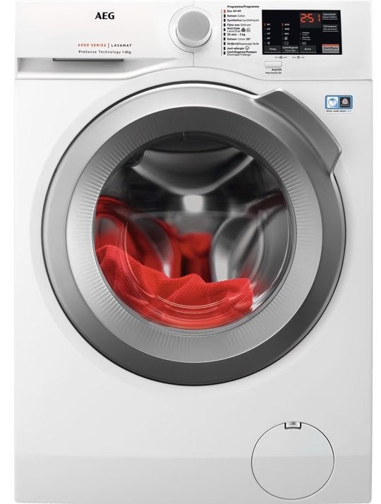 AEG wasmachine LF62CS86 ProSens BEST getest Consumentenbond, Ophalen, 8 tot 10 kg, Nieuw, 1600 toeren of meer