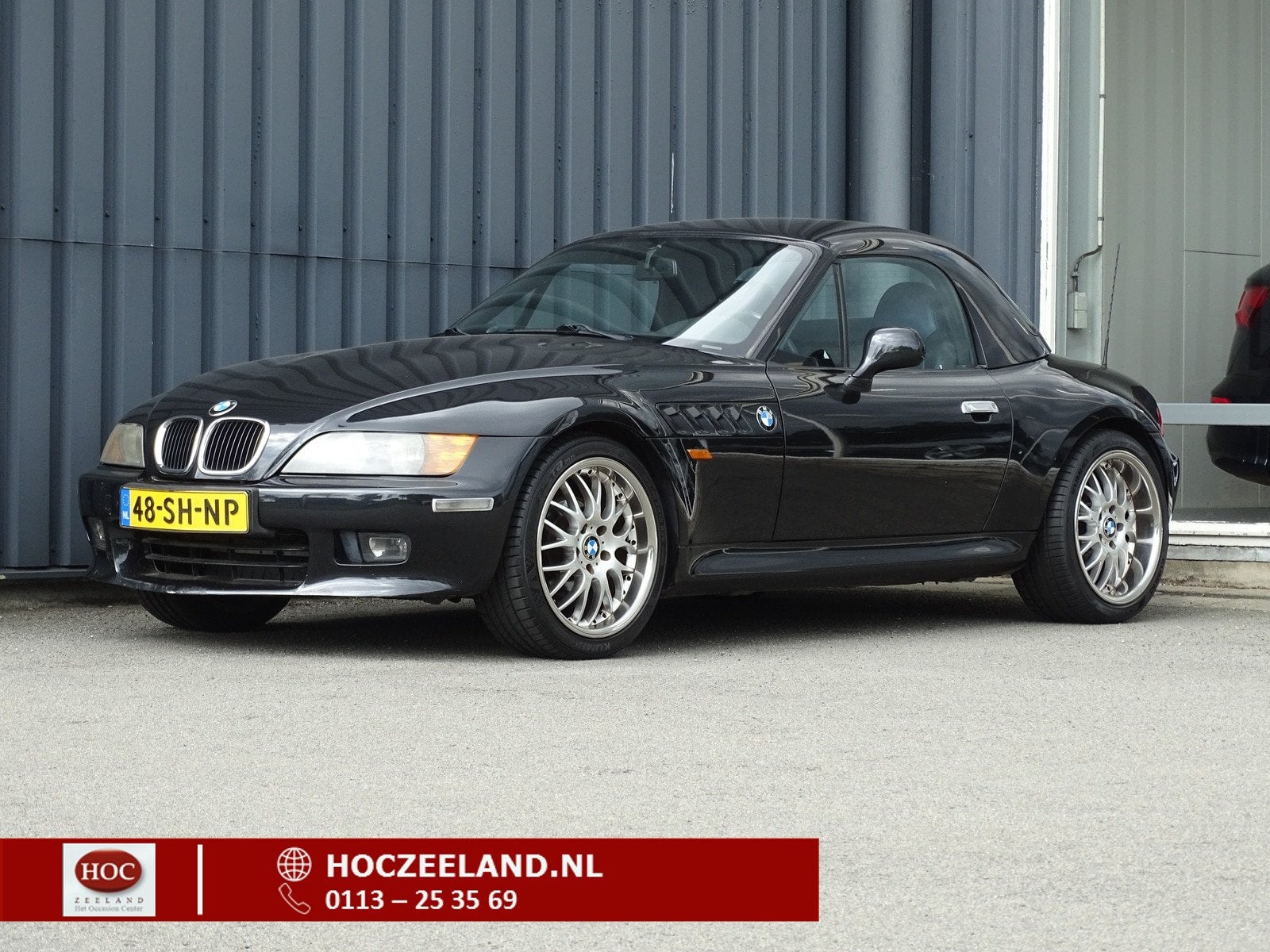 BMW Z3 Roadster 2.8 Widebody | Incl Hardtop (bj 1998), Auto's, Zwart, Cabriolet, Zwart, Bedrijf