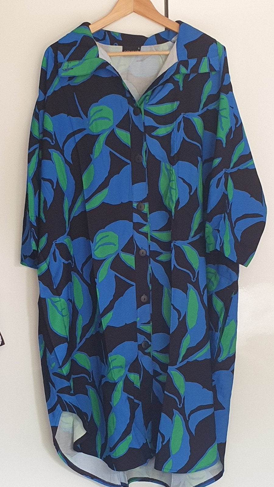Ophilia Blouse-jurk met zakken, maat 5 (52-56), z.g.a.n., Ophilia, Ophalen of Verzenden, Zo goed als nieuw