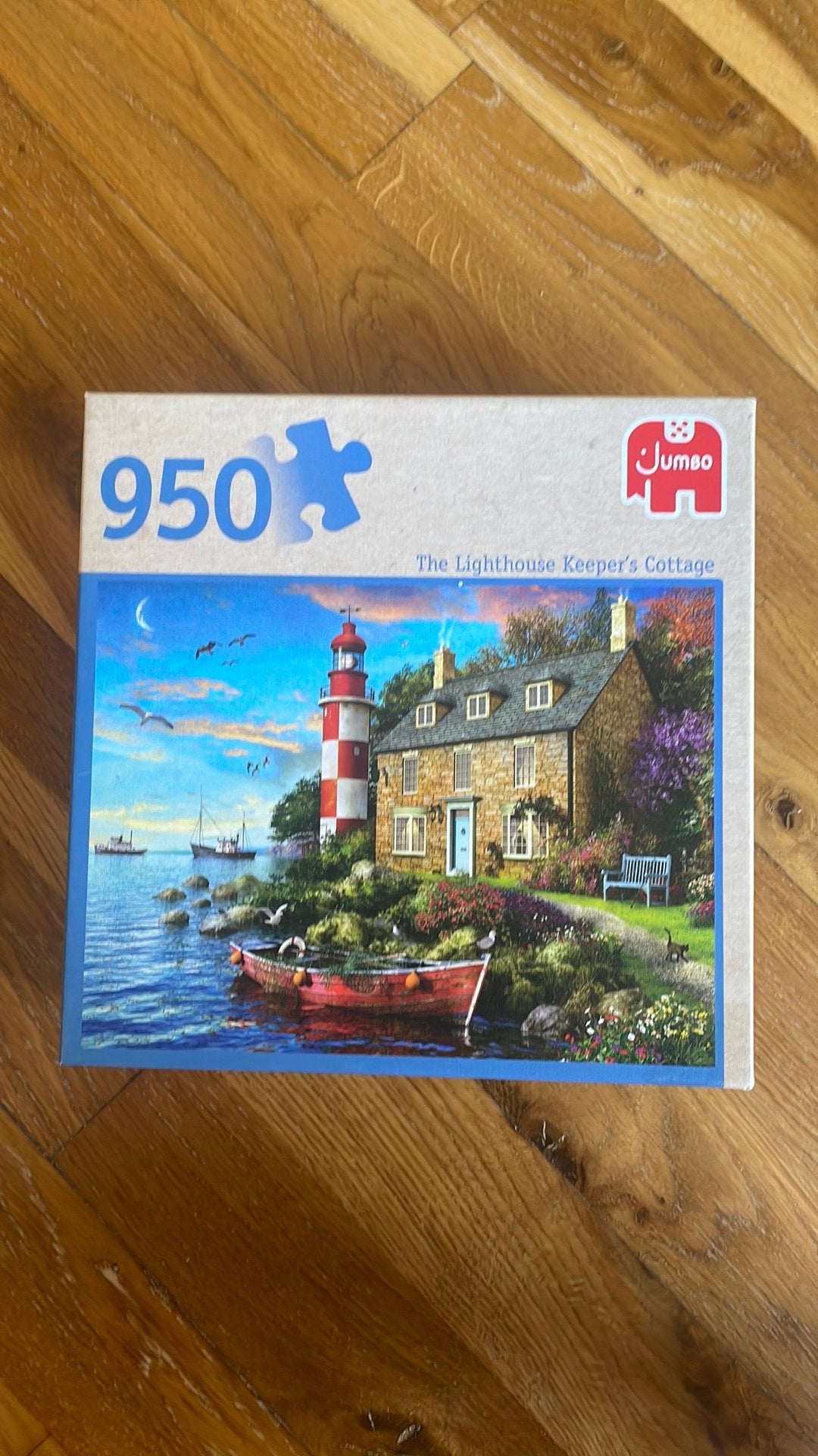 Legpuzzel jumbo 950stukjes., Ophalen, 500 t/m 1500 stukjes, Zo goed als nieuw