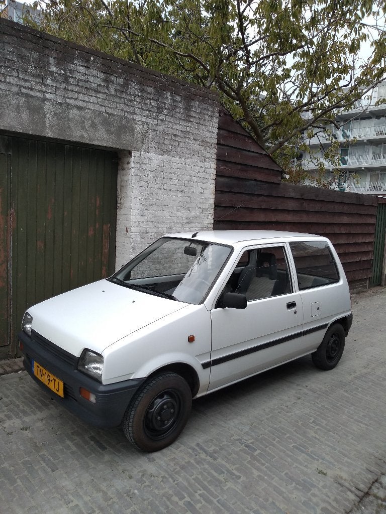 Daihatsu Cuore 0.8 S6 1988 Wit, Auto's, Daihatsu, 43 pk, Cuore, Wit, Origineel Nederlands