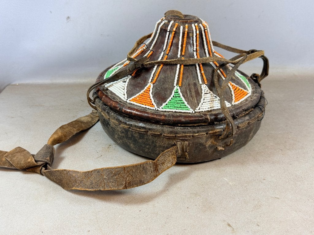 260680 Oud Afrikaans Ethiopian Injerra basket - Ethiopia., Ophalen of Verzenden