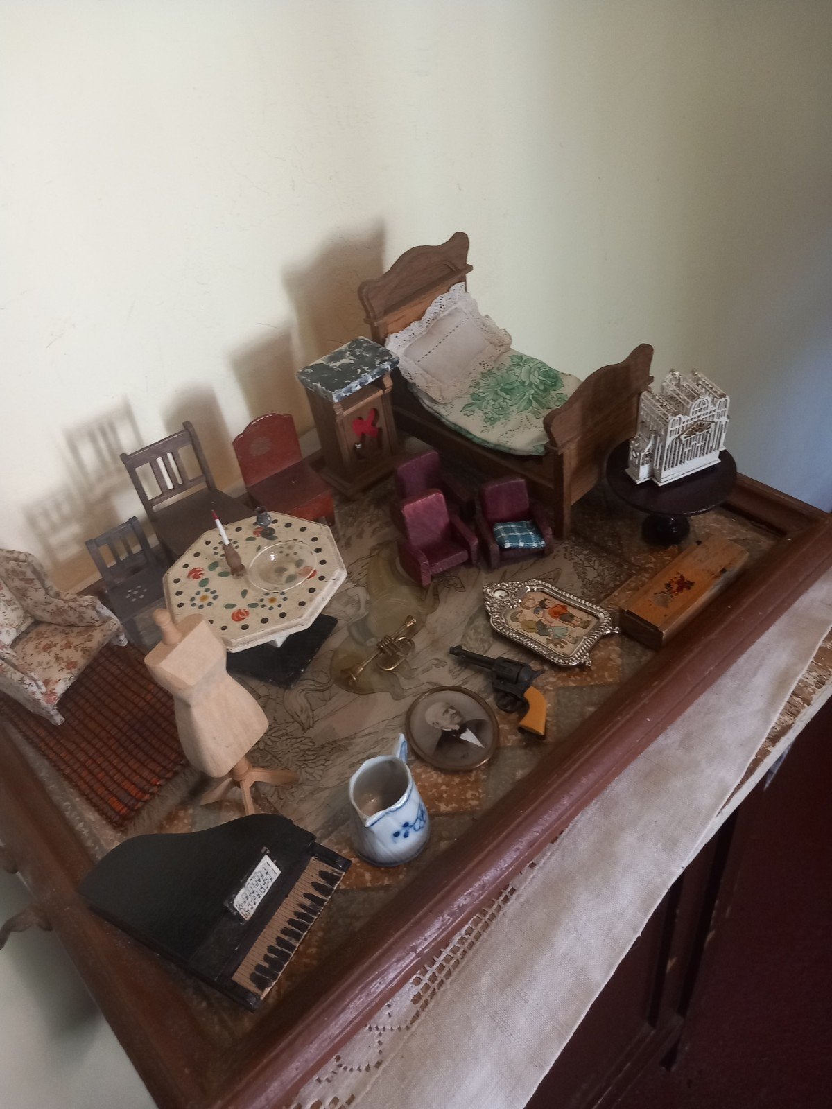 Lot  poppenhuis spullen, Ophalen of Verzenden, Gebruikt, Poppenhuis