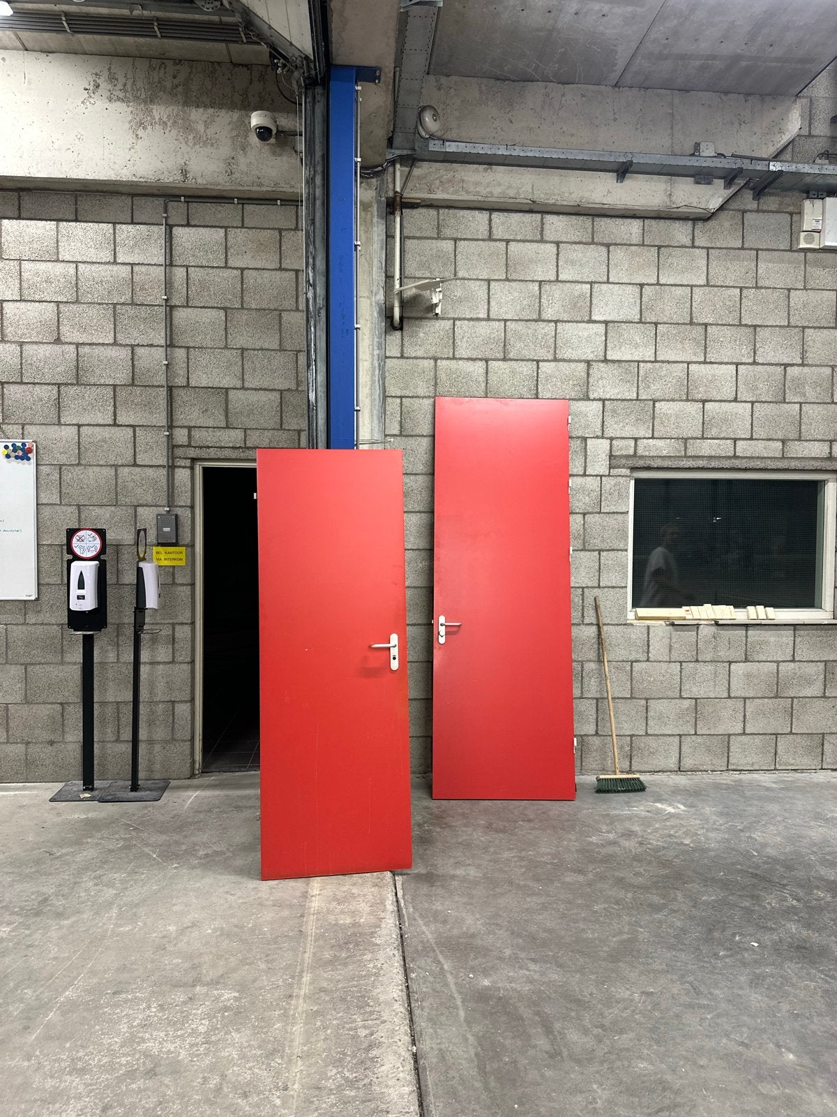 7x Grote Brandwerende Binnendeuren - 255x90 cm, Gebruikt, 80 tot 100 cm, 215 cm of meer, Binnendeur