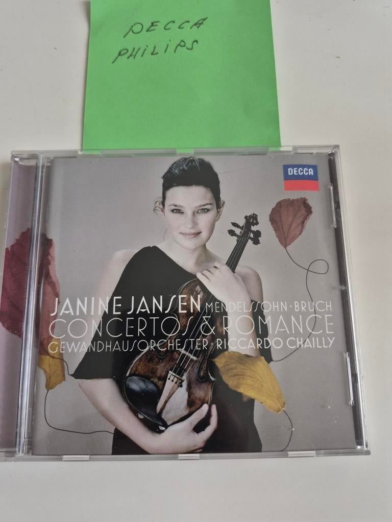 Janine Jansen - Concertos & Romance (Mendelssohn, Bruch), Cd's en Dvd's, Cd's | Klassiek, Ophalen of Verzenden, Romantiek, Zo goed als nieuw