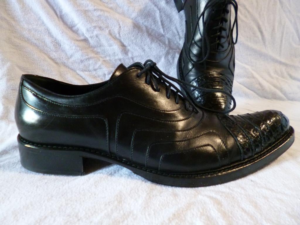 Exclusieve Jo Ghost schoenen., Kleding | Heren, Schoenen, Zo goed als nieuw, Veterschoenen, Zwart, Ophalen