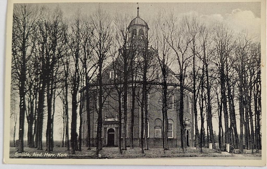 Oude Ansichtkaart Smilde, Ned. Herv. Kerk, Ophalen of Verzenden, Voor 1920, Ongelopen, Drenthe