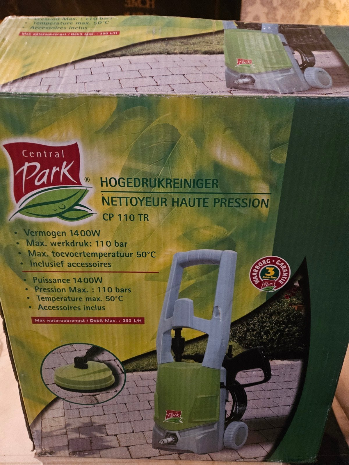 hogedrukreiniger nieuw in doos central park, Ophalen of Verzenden, Nieuw, Elektrisch