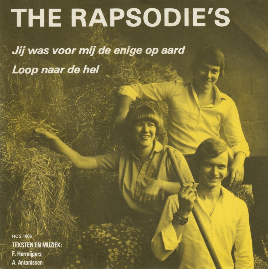 De Rapsodie's – Jij Was Voor Mij De Enige Op Aard, Fotohoes, 7 inch, Ophalen of Verzenden, Zo goed als nieuw