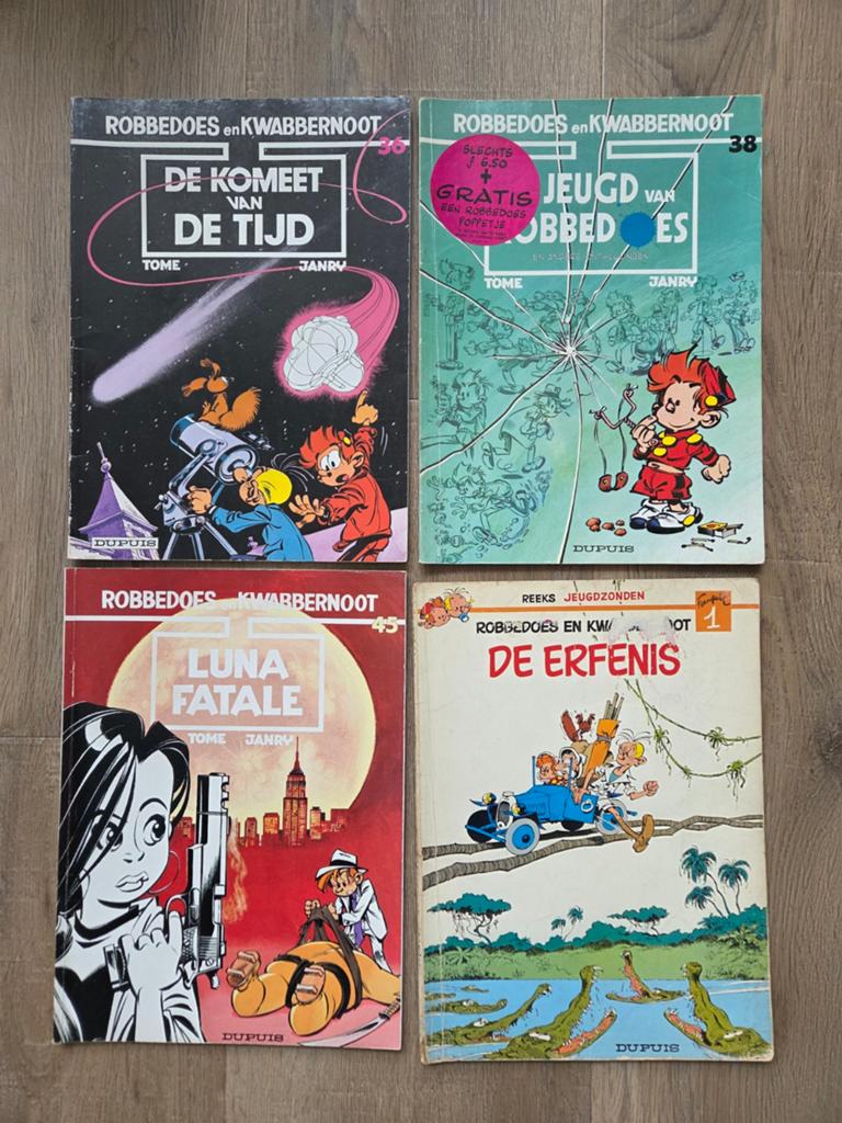 Robbedoes en kwabbernoot, Boeken, Strips | Comics, Meerdere comics, Ophalen of Verzenden, Gelezen, Europa