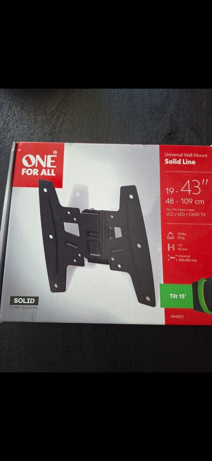 One For All TV Beugel Solid Line WM4221 - Nieuw in doos