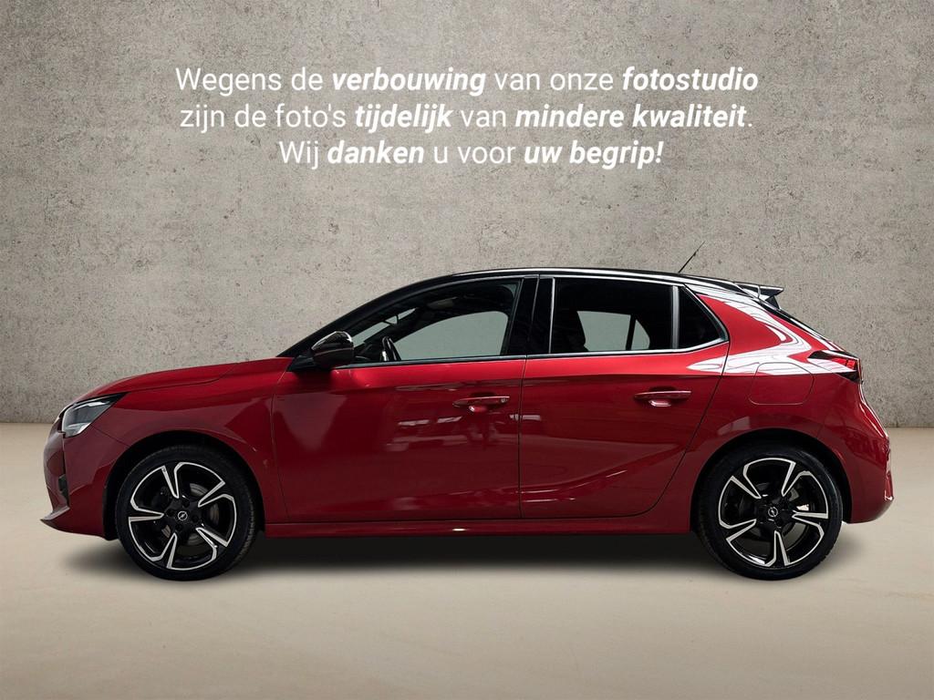 Opel Corsa 1.2 GS Line Dynamic (PANORAMADAK, APPLE CARPLAY,, Auto's, Opel, Voorwielaandrijving, 12 maanden, Gebruikt, Leder en Stof