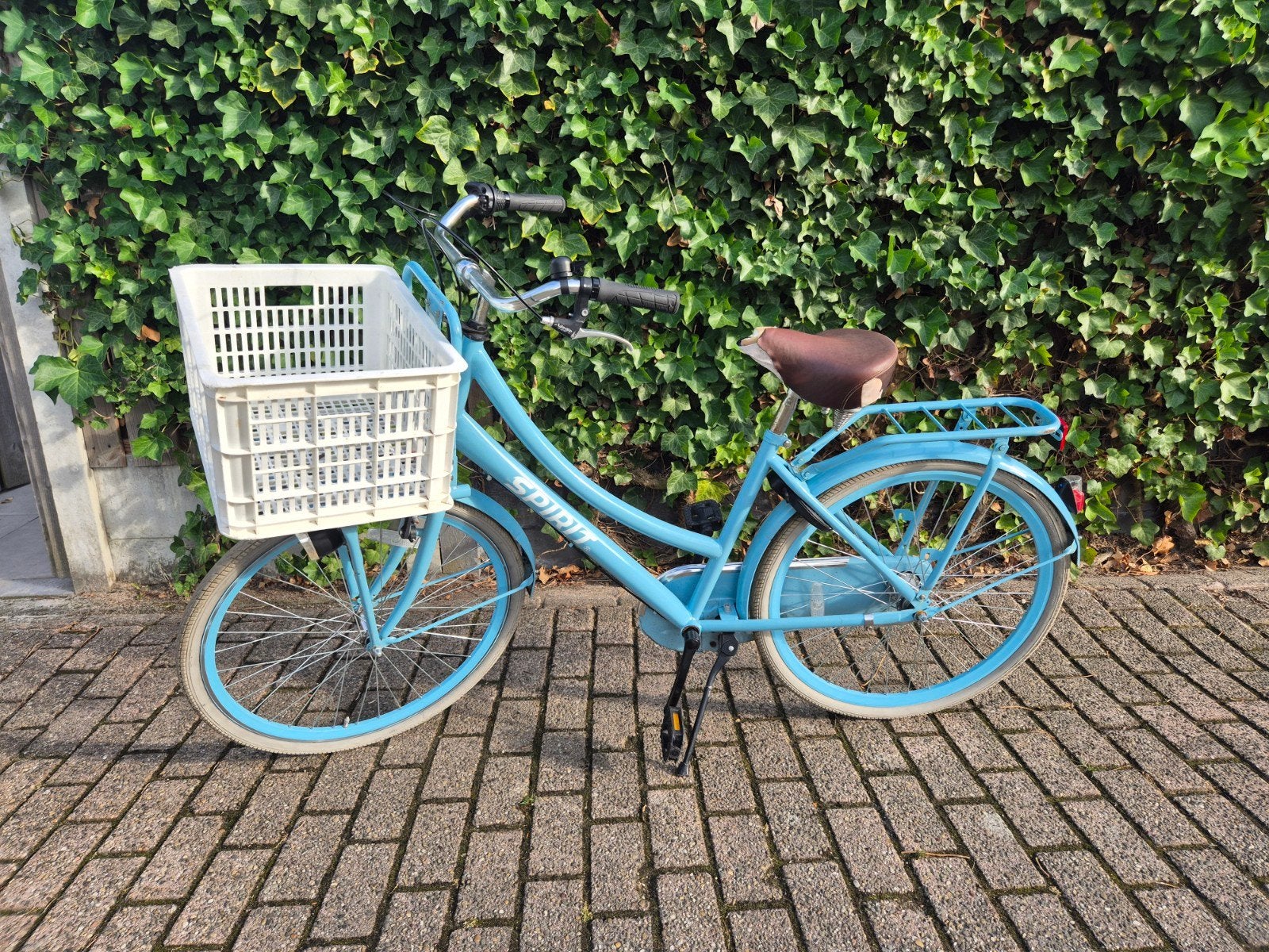 Spirit Cargo N3 Meisjesfiets Blauw 26 inch, Fietsen en Brommers, Fietsen | Meisjes, Terugtraprem, Gebruikt, Ophalen, 26 inch of meer
