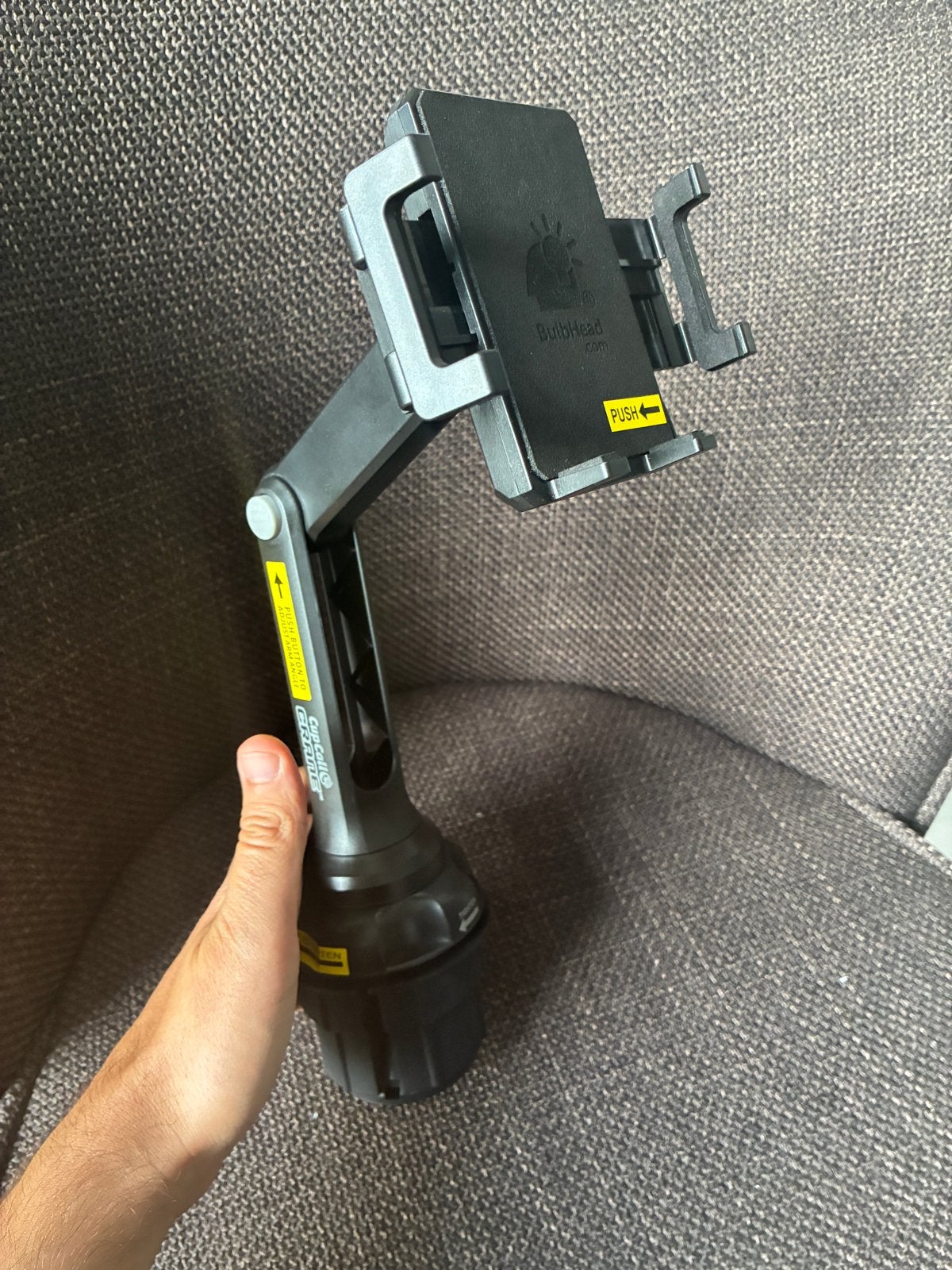 BulbHead Cup Call Crane Telefoonhouder voor in de auto, Ophalen of Verzenden, Gebruikt