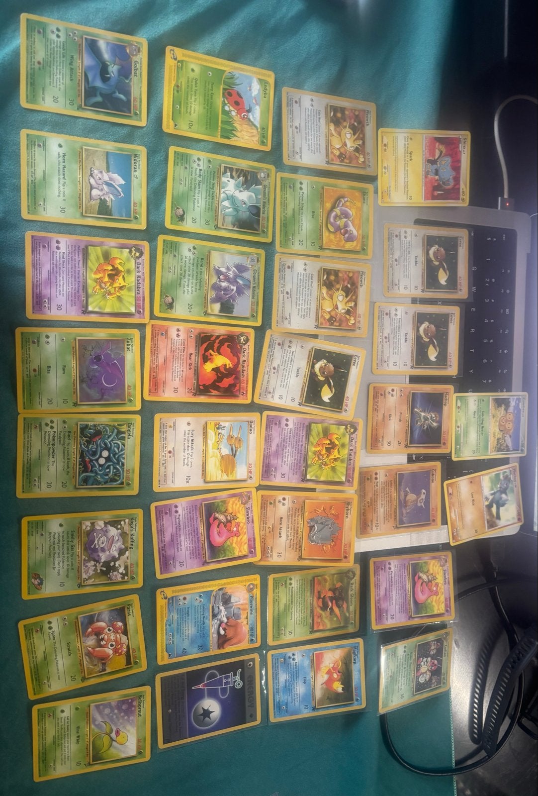 Vintage Pokémon Kaarten Collectie - Base Set, 1st Edition, Verzenden, Gebruikt, Meerdere kaarten