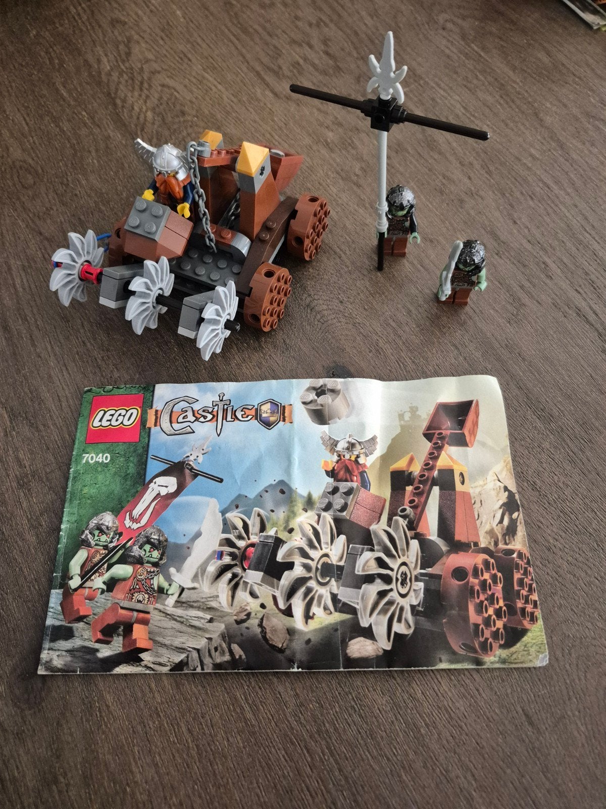 Lego Castle 7040 Troll Aanval, Kinderen en Baby's, Speelgoed | Duplo en Lego, Gebruikt, Lego, Ophalen of Verzenden, Compleet