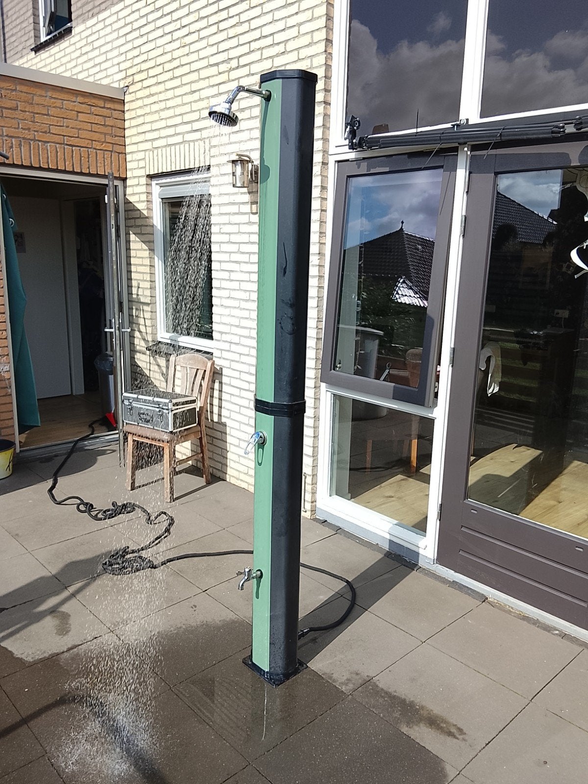 Tillvex Solar Douche 60L - nette staat, Tillvex, Onbekend, Ophalen of Verzenden, Zo goed als nieuw