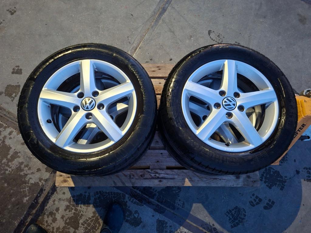 Originele volkswagen velgen 16 inch met gebruikerssporen!, Ophalen, Gebruikt, 16 inch, Banden en Velgen