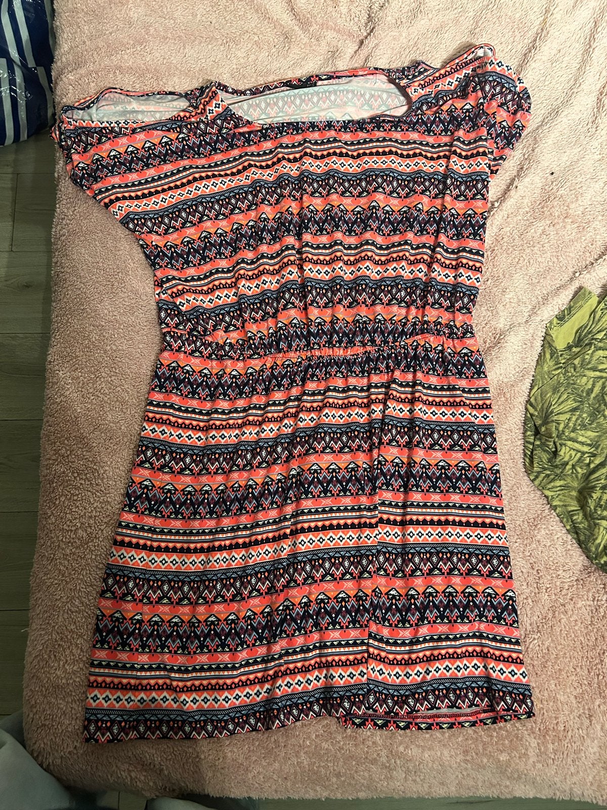 Zomerjurk Janina met etnische print - Maat 48 (XL), Kleding | Dames, Meerkleurig, Maat 46/48 (XL) of groter, Ophalen of Verzenden