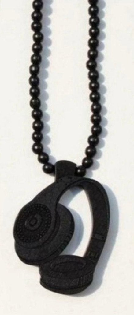 Ketting Hout - DJ Headset - Koptelefoon, Zwart, Nieuw, Ophalen of Verzenden, Overige materialen