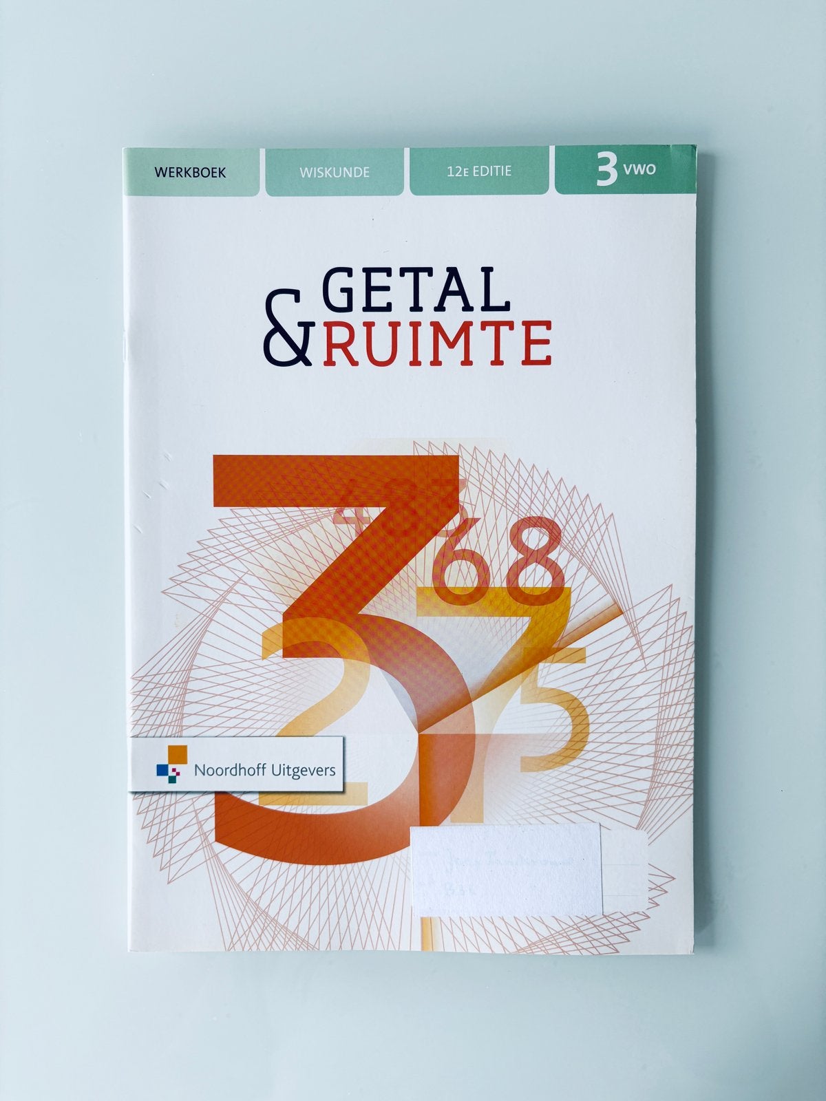 Getal & Ruimte Wiskunde 3 VWO Werkboek 12e editie, Ophalen, Zo goed als nieuw, VWO, Wiskunde B