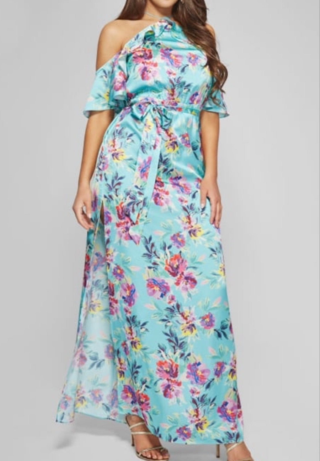 Nieuwe Guess by Marciano Maxi Jurk - Bloemenprint - Maat 38, Maat 38/40 (M), Meerkleurig, Nieuw, Ophalen of Verzenden