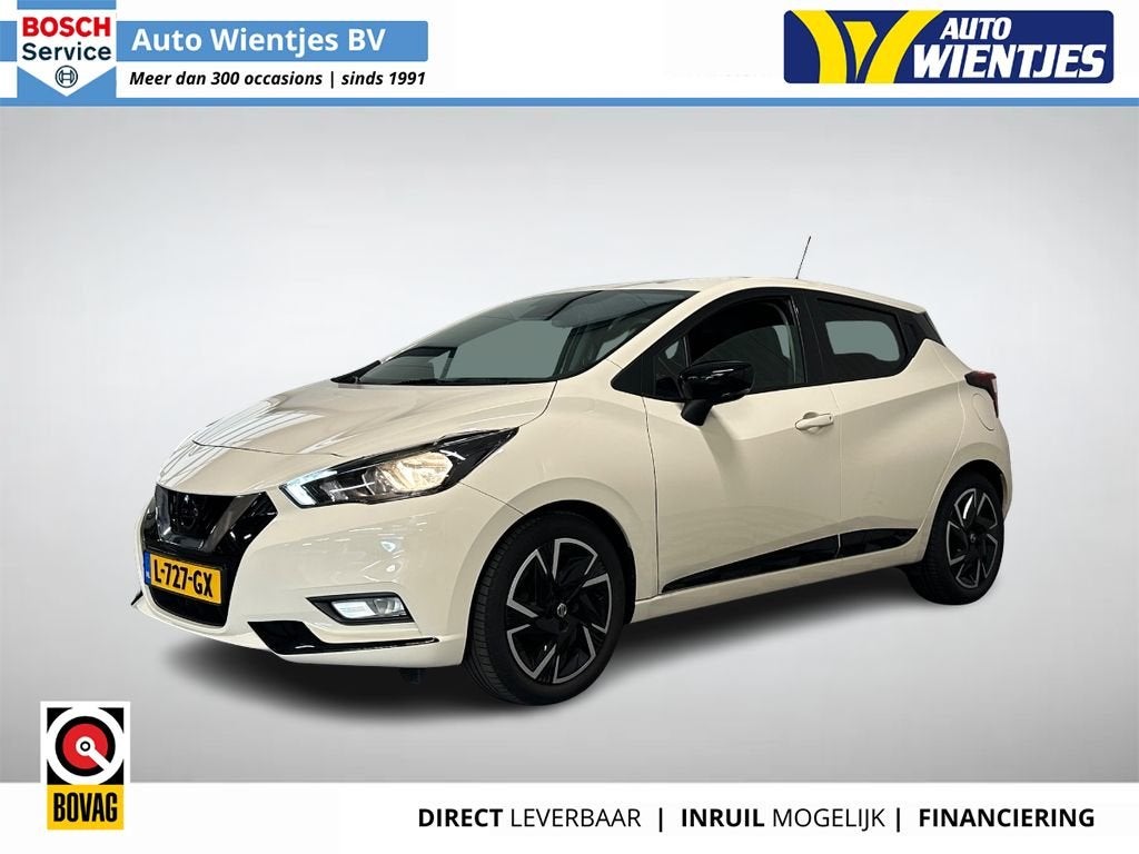 Nissan Micra 1.0 IG-T | N-Design 5-Drs | Airco | Cruise | Ca, Auto's, Euro 6, Wit, 92 pk, 999 cc