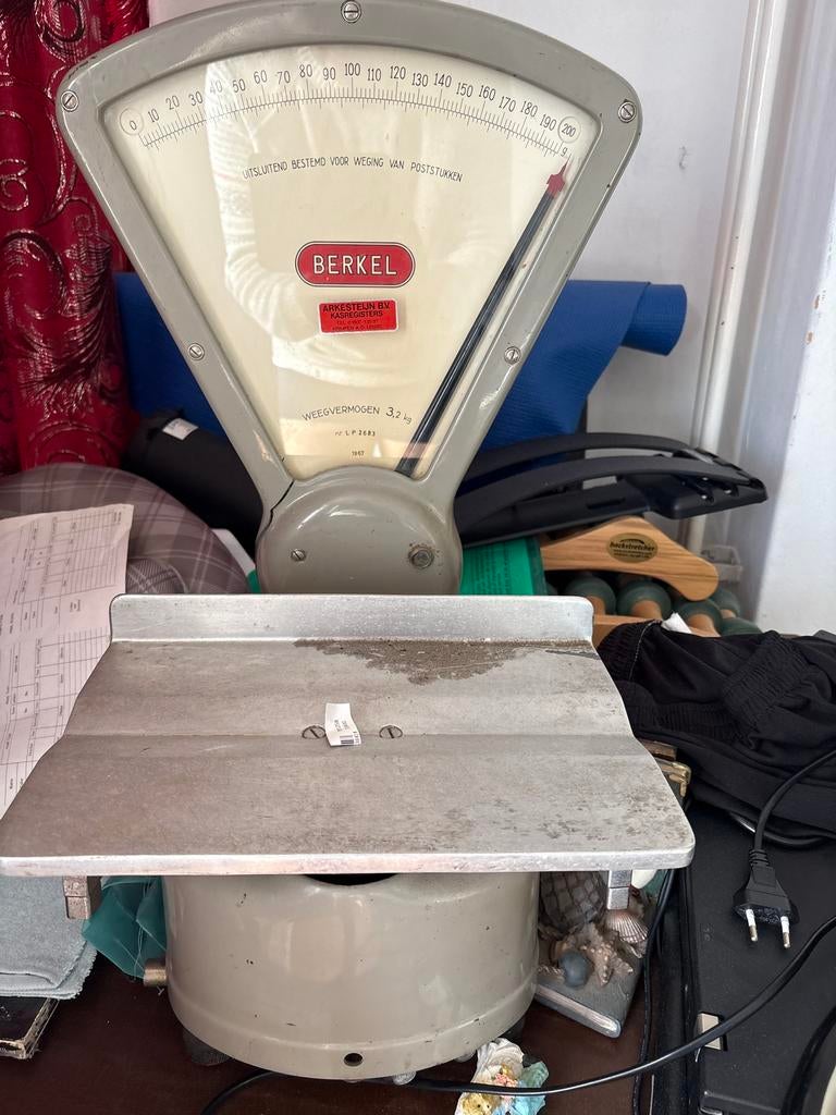 Vintage Berkel postweegschaal 1967 – retro winkelweegschaal, Ophalen