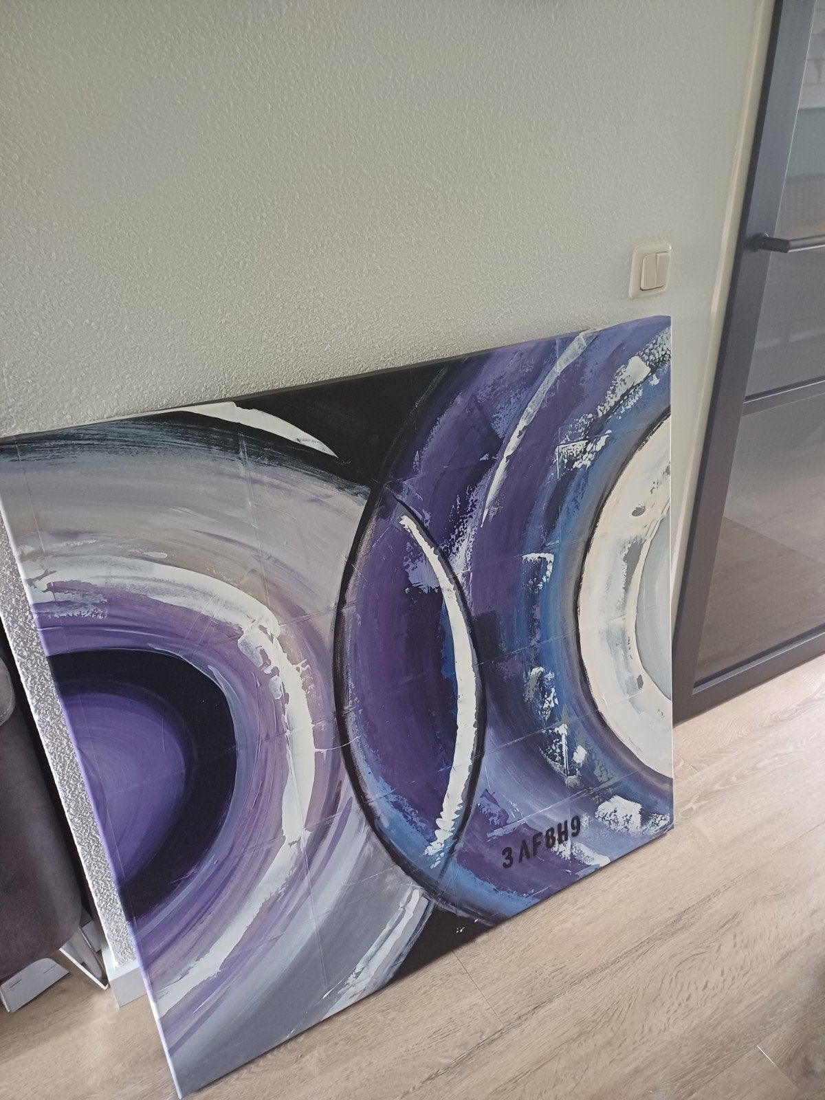Groot schilderij, Ophalen