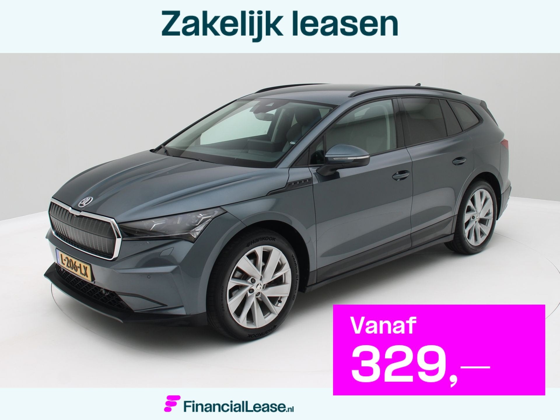 Skoda Enyaq iV 60 First Edition / Carplay / Adapt. Cruise /, Automaat, Achterwielaandrijving, Gebruikt, 1865 kg