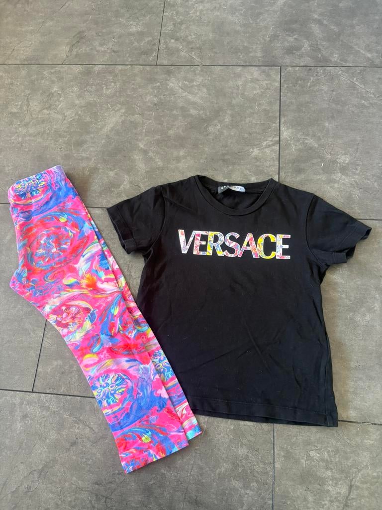 Versace 2 delige set maat 104, Ophalen of Verzenden, Zo goed als nieuw, Meisje