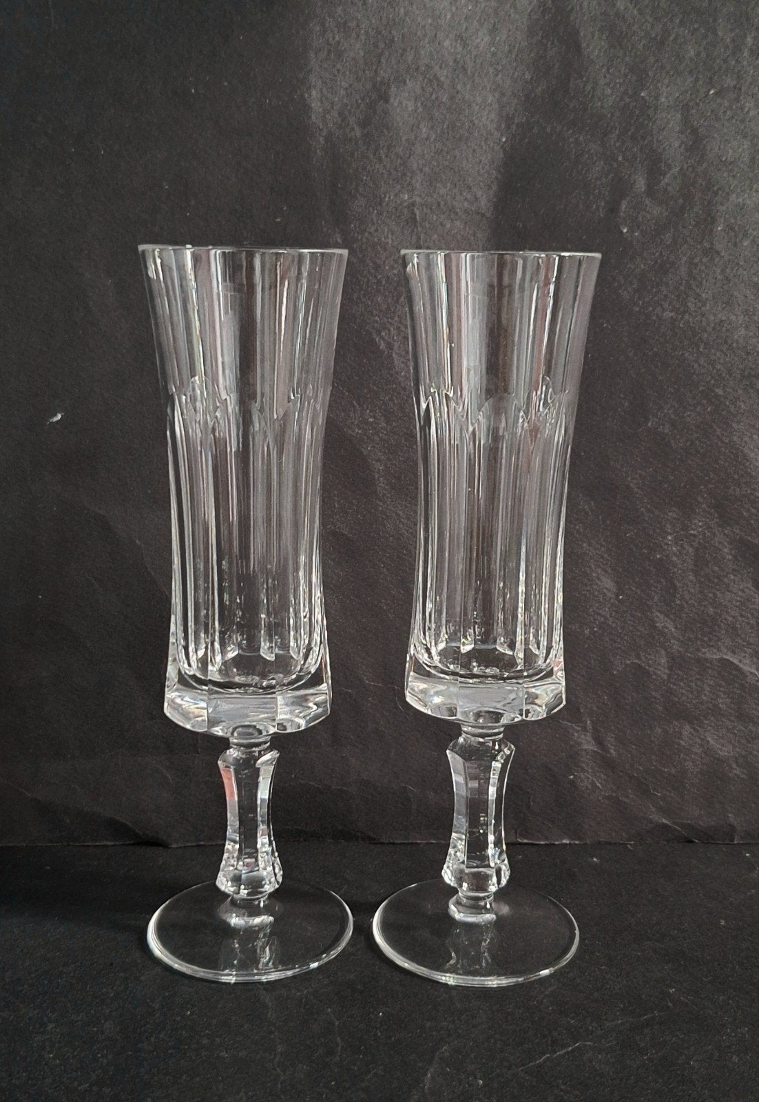 Villeroy & Boch 2 Kristallen Champagne Flutes. Type Medici., Ophalen of Verzenden, Zo goed als nieuw, Overige typen