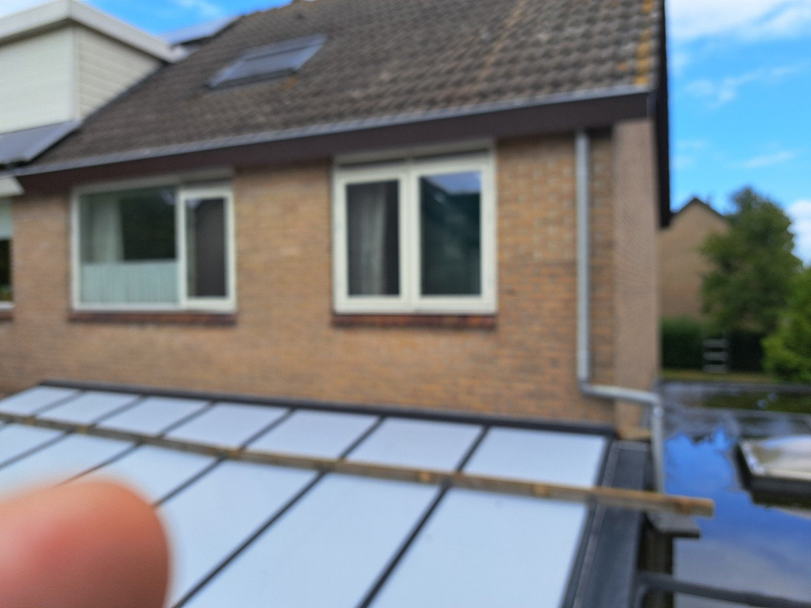 Kozijnen met thermopane glas van hardhout in Olst, Gebruikt, Raamkozijn, Ophalen of Verzenden, Inclusief glas