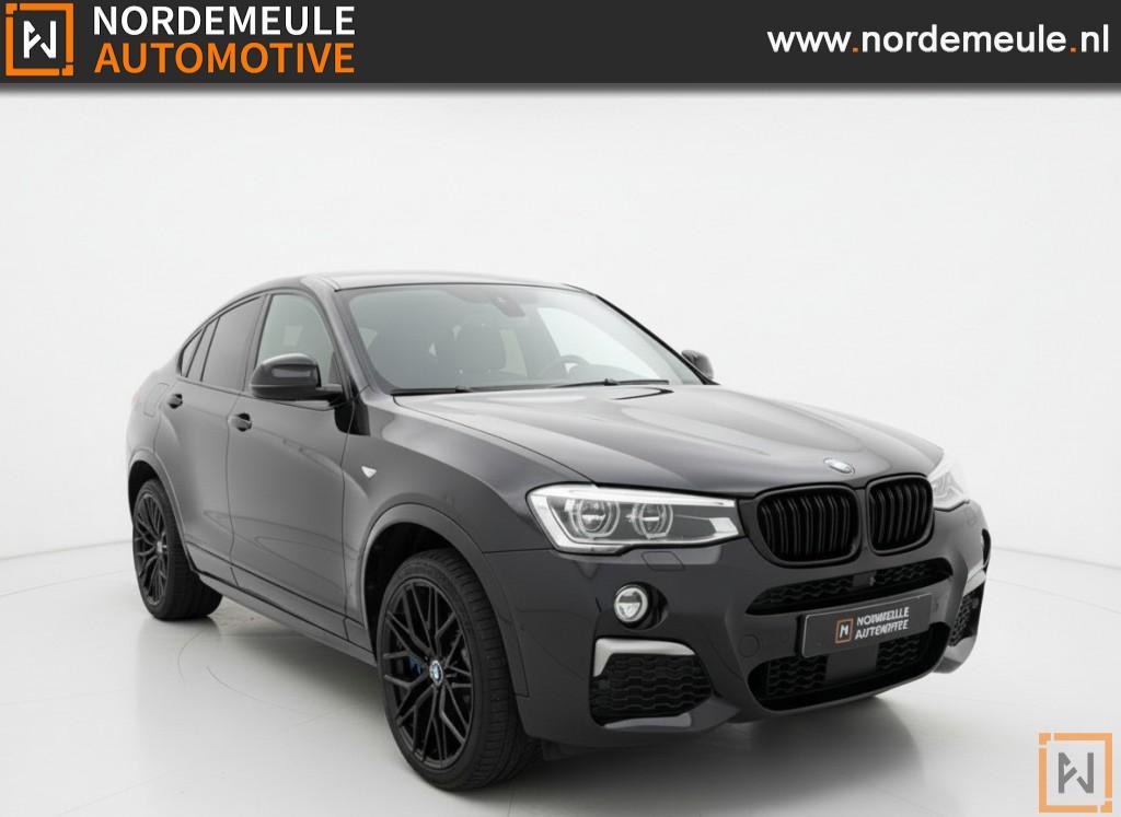 Bmw X4 X4M40i CENTENNIAL HIGH EXECUTIVE. TREKHAAK,MEMORY,H&K, Auto's, Automaat, Gebruikt, Euro 6, Blauw