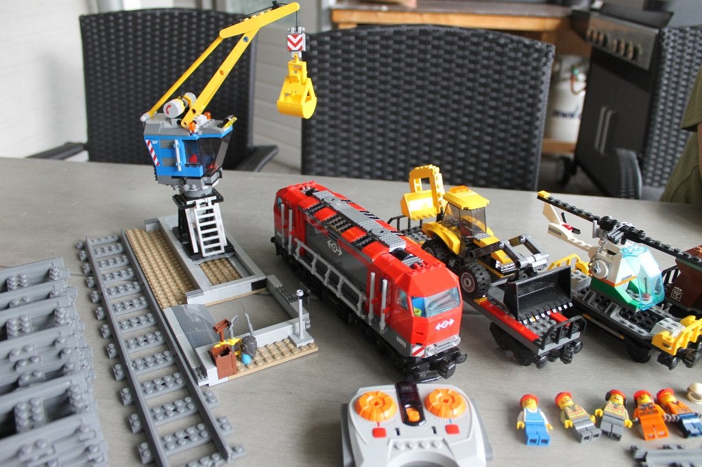 lego city zware goederentrein 60098, City, Inclusief instructies, Lego, Ophalen of Verzenden
