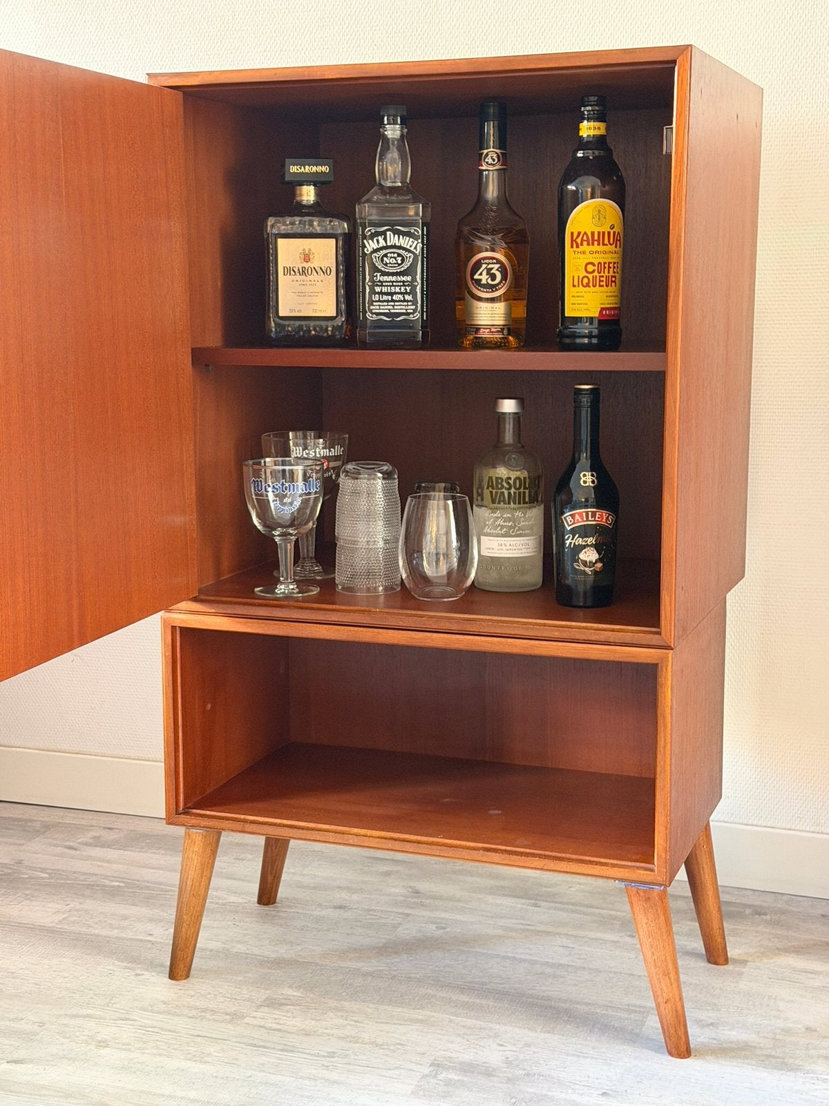 Vintage Formule wandkast | highboard | barkast | Multi Lux, Huis en Inrichting, Ophalen, Zo goed als nieuw, Minder dan 150 cm