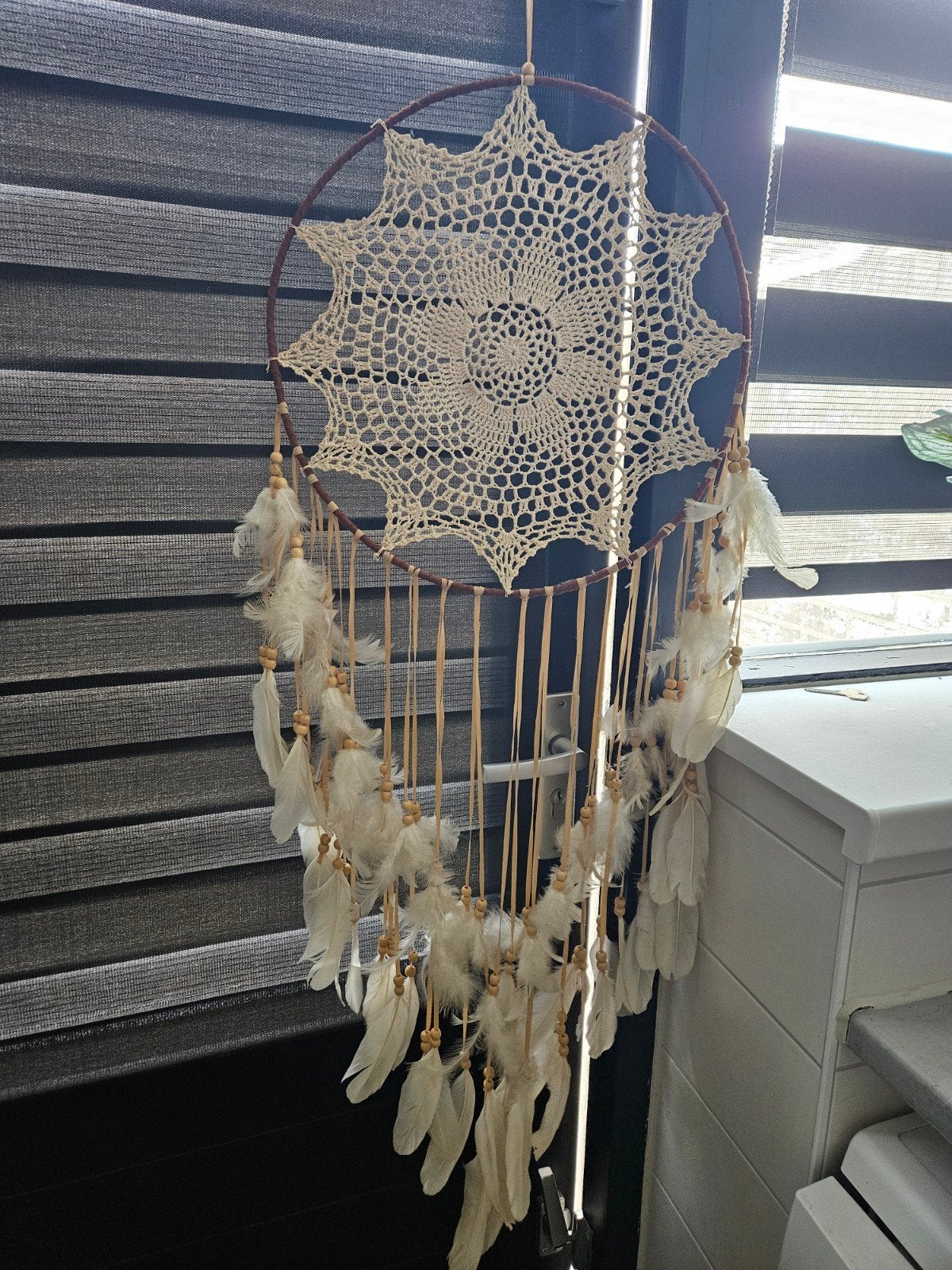 Grote dromenvanger, Boho, Ophalen of Verzenden, Zo goed als nieuw, Wit