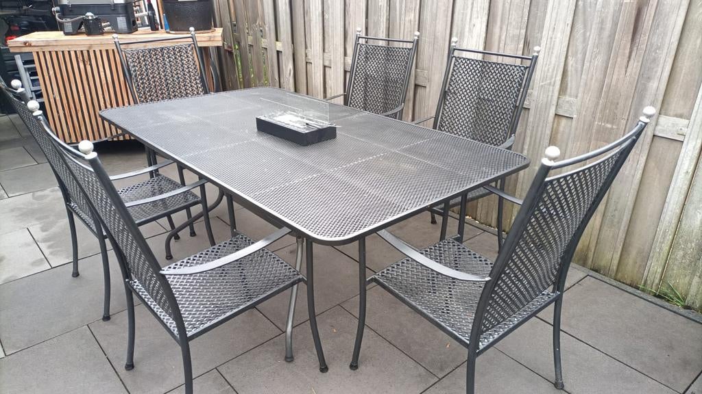 Royal Garden Excelsior 6 persoons tuinset, Tuin en Terras, Tuinsets en Loungesets, Ophalen of Verzenden, Gebruikt, Overige materialen
